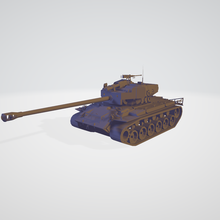 heavy tank t26e4 super pershing 3d print model - Mito3D