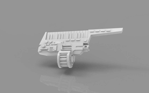 pesado arma keytar peneira barulho marinho Slaanesh martelo guerra 40k modelos 3d print model - Mito3D