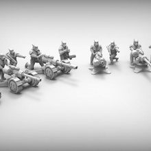 armi pesanti cani da guardia 28mm resina art artiglieria imperial mano pesante in miniatura modello soldato tavolo torretta wargame modelli 3d print model - Mito3D