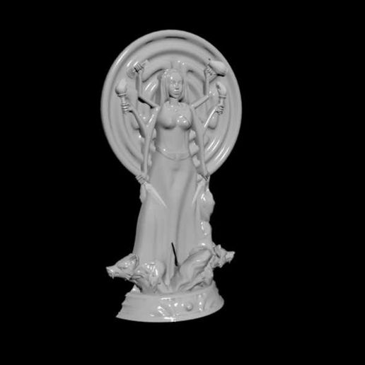 hécate hekate déesse stl 3D print model - Mito3D