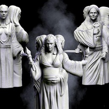 hecate Wicca Göttin Ritual Hexerei Heidentum Hexer Mond Religion 3d print model - Mito3D