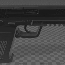 heckler koch 45 varios arma de fuego hk el la pistola 3d print model - Mito3D