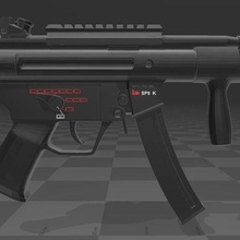 chahuteur koch sp5 gadget pistolet Taureau pt92 arme feu semi automatic Brésil poing 9mm 3d print model - Mito3D