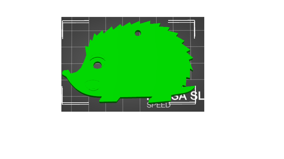 hedgehog 3d print model - Mito3D
