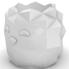 hedgehog pot power animal flowerpot 3d print model - Mito3D