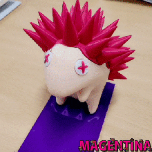 hedgehog smartphone stand holder art toy fantasy cute animal character 3d print model - Mito3D
