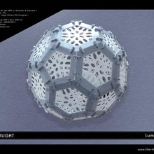 hedralight verlichting thuis armatuur lamp decoratie huis aanpasbaar 3d print model - Mito3D