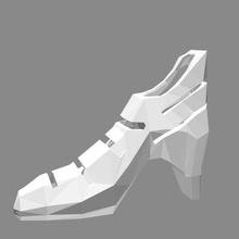 heel shoes fashion art clothes 3d print model - Mito3D