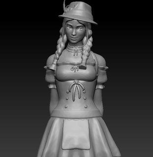 Heidi fortnite şekil cilt karakter 3d print model - Mito3D