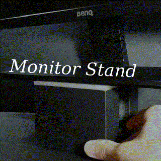 height adjustable monitor estante soporte monitor estante soporte monitor estante soporte 3d print model - Mito3D