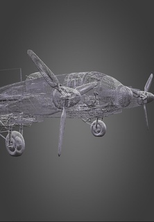 heinkel 111 İkinci Dünya Savaşı bombacı ikinci dünya savaş 3d print model - Mito3D
