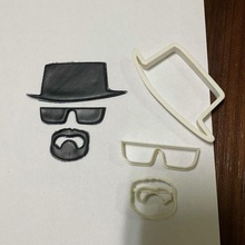 heisenberg cookie cutter breaking bad fondant american paste 3d print model - Mito3D