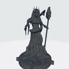 Hekate wicca mumlar köşeli yıldız cırcır Kelt pagan d role playing oyunlar fantezi 3d print model - Mito3D
