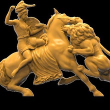 elena di troia stampa 3d model various horse greek custom toy other figure animals fight dead sparta lion statue game mythology female battle beautiful mytologic 3d print model - Mito3D