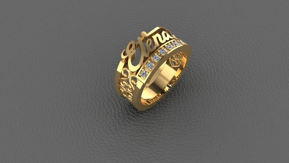 helena ring elena 3d print model - Mito3D