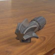 helicoidal engrenagem 3d impressão 3d print model - Mito3D