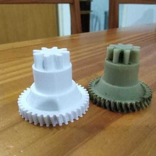 helical gear meat slicer tool cutter 3d print model - Mito3D