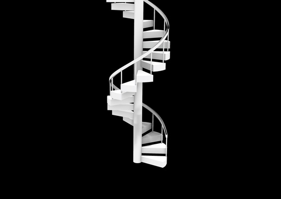 helical treppe architektur 3d print model - Mito3D