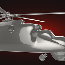 helicopter 3d print model - Mito3D