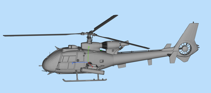 helikopter 3d print model - Mito3D