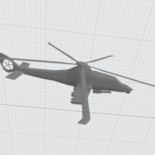 helicopter game aircraft 3d print model - Mito3D