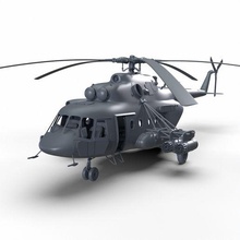 helicóptero 8 amtsh aire aeronave arma modelismo hélice 3d print model - Mito3D