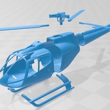 helikopter yazdırılabilir oyun hobi rc hava plan 3d print model - Mito3D