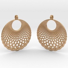 helix earrings jewelry 3d print model - Mito3D