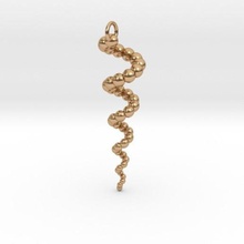 helix pendant jewelry pendulous prop 3d print model - Mito3D