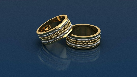 hélix bague dessins fantaisie anneaux pandent meilleur bijoux colliers donnant Célibataire calcul 39 engagement mariage poisson dauphine 3d print model - Mito3D