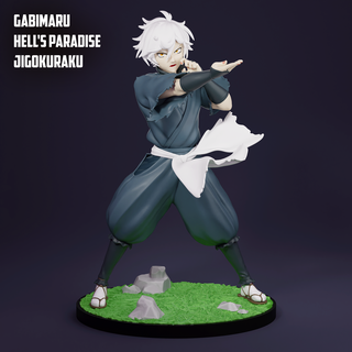 hell's Paradiso gabimaru paradiso infernale jigokuraku anime manica miniatura ninja shinobi 3d print model - Mito3D