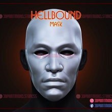 hellbound mask cosplay - halloween costume game neflix netflix hell dead ghost film horror warrior 3d print model - Mito3D