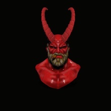 rapaz inferno arte cinema demônio filme 3d print model - Mito3D