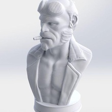 Höllenjunge Kunst Comics Super Helden Teufel 3d print model - Mito3D