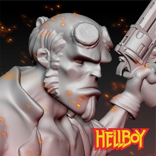 hellboy Game miniature mike mignola guilhermo del toro demon comic book hero 32mm 3d print model - Mito3D