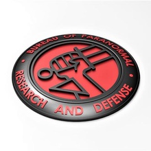 hellboy badge game logo emblem toy 3d print model - Mito3D