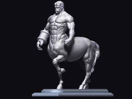 cehennem çocuğu centaur heykel 3d Yazdır şekil vermek canavar korku heykeller filmler palyaço korkutucu şeytan kovucu Drakula Frankenstein Kurt adam minyatürler figürinler 3d print model - Mito3D