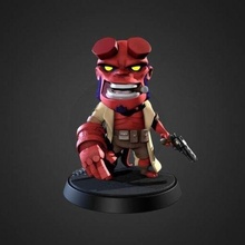 hellboy chibi 3d print model - Mito3D