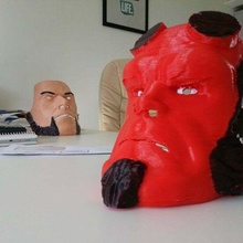 ragazzo infernale maschera filaflex moda costume elastico filamento flessibile recessi 3d print model - Mito3D