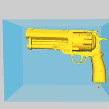 hellboy smaritan klon tabanca cosplay oyun oyuncak silah blaster samaritan 3d print model - Mito3D