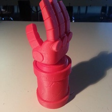 hellboys right hand doom game cool movie prop props 3d print model - Mito3D