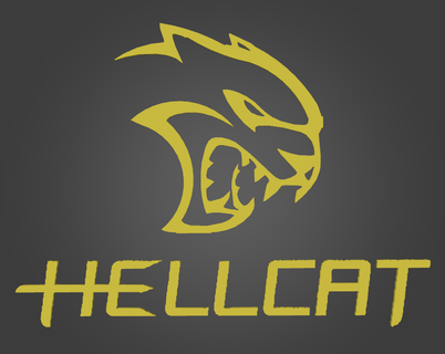 hellcat logo hellcat 3d print model - Mito3D