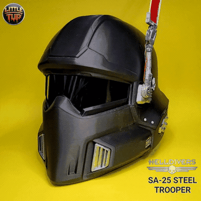 helldivers 2 helmet sa-25 steel trooper helldivers2 sa 25 mask 3d print model - Mito3D