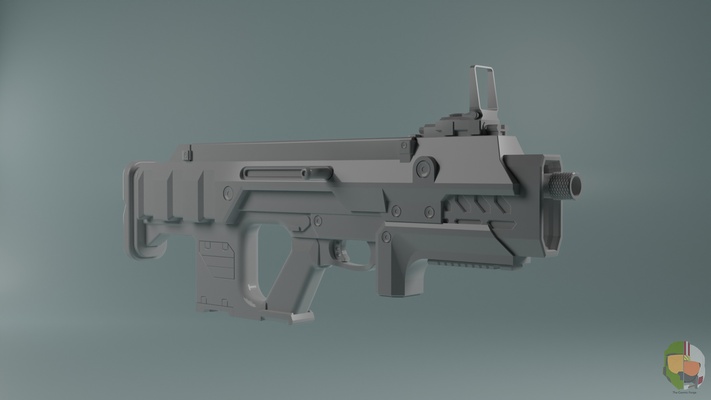helldivers 2 mp-98 knight smg prop hell divers democracy sci-fi tyranids toy cosplay 3d print model - Mito3D
