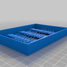 hellgrammite soft bait mold tool bass bug fishing lure plastic 3d printing 3d print model - Mito3D