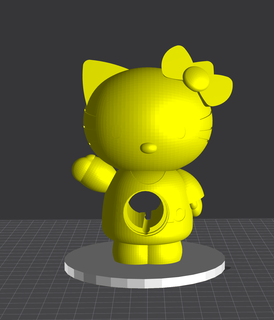 hello kitty apple watch ultra stand v 10 3d print model - Mito3D