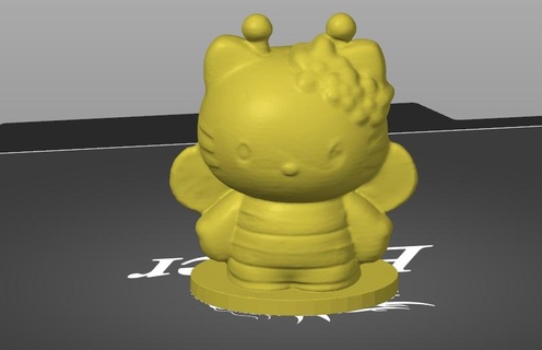 hello kitty bee hello kitty bee  3d print model - Mito3D