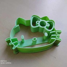 hello kitty cookie cutter home food 3d print model - Mito3D