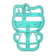 hello kitty cookie cutter strumento fondente della taglierina ciao 3d print model - Mito3D