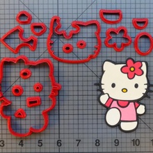 hello kitty cookie cutter home cutting alley cake fondant decoration 3d print model - Mito3D